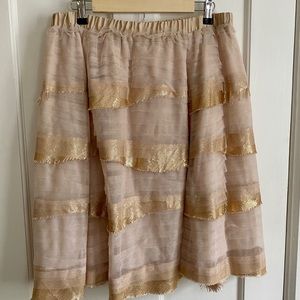 TINY Anthropologie Layered Skirt Large